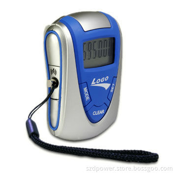 Multi-function Pedometer with Time Display and Panic Alarm for Emergency